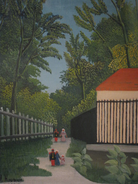 Henri Rousseau View of Montsouris Park By Henri Rousseau